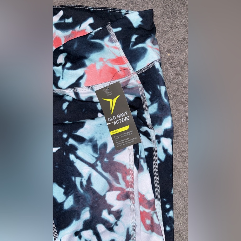 Old Navy Active Multicolor Tie-Dye Leggings